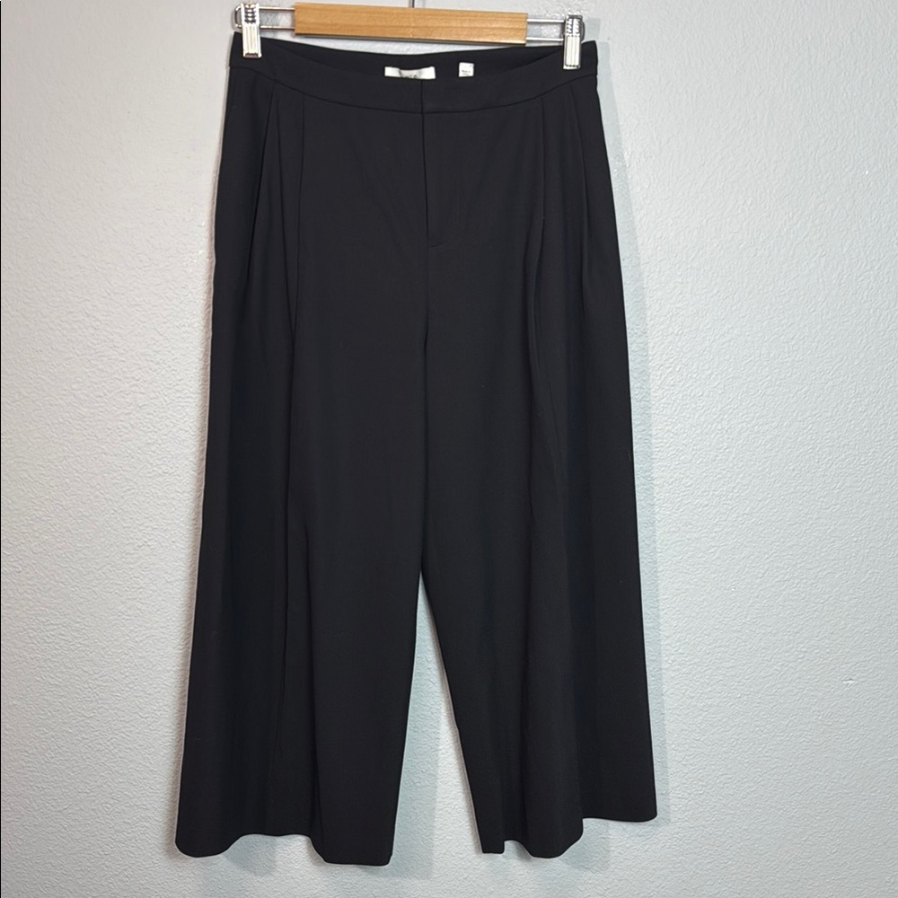 VINCE Pleat Front Wool‎ Blend Culottes